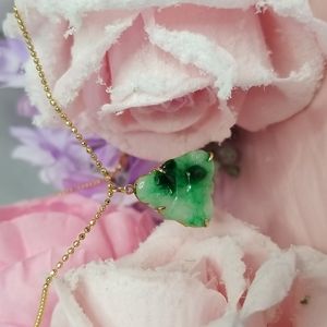 14k JADE necklace